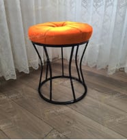 Kum Saati Dilimli Makyaj Pufu Kara İnci (Turuncu)