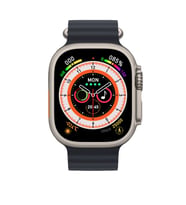 Pazariz Watch 8 Ultra 49mm  Amax Ultra Akıllı Saat NFC - GPS - Kablosuz Şarj  (Siyah)