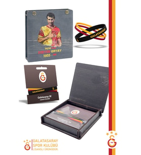 Galatasaray Orijinal Lisanslı 3'lü Silikon Bileklik Hediyelik Ahşap Kutulu (Sarı-Kırmızı)