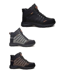 Potinonline  Dkrs.116 Unisex İçi Polarlı Fermuarlı Kısa Outdoor Bot (KAHVE)