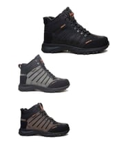 Potinonline  Dkrs.116 Unisex İçi Polarlı Fermuarlı Kısa Outdoor Bot (KAHVE)