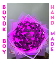 Büyük Boy Kelebek Buketi, Trend Hediye, Led Işıklı Solmayan Buket (Mor)