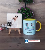 Yazılım Geliştirme Uzmanı Fotoğraflı Dekoratif Taş, Kupa Bardak Beyaz Hediye (Model 7)