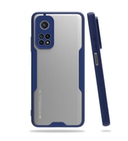 Xiaomi Mi 10T Pro 5G Kılıf Parfe Kenarları Pastel Renk Silikon (Lacivert)
