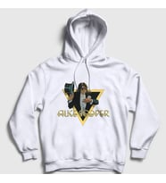 Presmono Unisex Beyaz Welcome Alice Cooper Kapüşonlu Sweatshirt 500550tt (Beyaz)