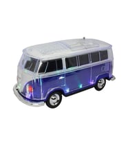 1967 Model T1 Klasik Vosvos Minibüs Bluetooth Hoparlör Fm Radyo USB Tf Aux Destekli Speaker (Mavi)