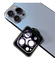 Apple iPhone 14 Pro Max Zore CL-09 Kamera Lens Koruyucu (Koyu Mor)