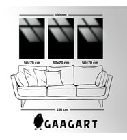 3'lü Metal Çerçeveli Cam Tablo Seti Soft Renk Gelincik Çiçekleri (Gümüş)