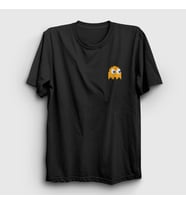 Presmono Unisex Haki Clyde Pac Man Pacman T-Shirt 310343tt (Siyah)