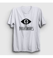 Presmono Unisex Sarı Logo Little Nightmares T-Shirt 159890tt (Beyaz)