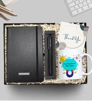 Kişiye Özel Tasarım Kupa & Defter & Mat Roller Kalem Öğretmenler Günü Hediye Seti (Model 8)