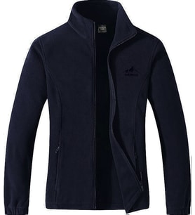 GENIUS Unisex Polar Tam Fermuarlı Outdoor Polar Ceket Tactical Polar Kadın-erkek Polar RENKLİ-TAM (Lacivert)