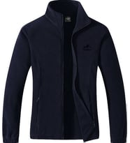 GENIUS Unisex Polar Tam Fermuarlı Outdoor Polar Ceket Tactical Polar Kadın-erkek Polar RENKLİ-TAM (Lacivert)