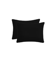 LİEF HOME DÜZ RENK BEBEK YASTIK KILIFI 11 FARKLI RENK SEÇENEĞİYLE 35x45 ( 2 Adet ) (Siyah)