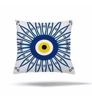 Geometrik Kaplumbağa Mermer Desen Gizli Fermuarlı Yastık Kılıfı Kırlent Kılıfı Koltuk Yastık Kılıfı  (Lacivert-Beyaz)