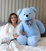 Pandamkee 160 Cm Sevgiliye Özel Hediyelik Ayı (Mavi)