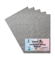 Yapışkanlı Simli Eva A4 20x30 5 Adet 1 Paket Hobi Okul Öncesi Kreş Anasınıfı Eva Yapışkanlı Simli 20*30 (Gri)