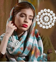 HARİKA PELUŞ  Broş (Yaka İğnesi) (Kırmızı)