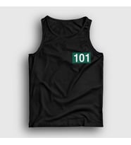 Presmono Unisex Beyaz Jang Deok Su 101 Squid Game Atlet 260668tt (Siyah)