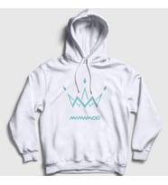 Presmono Unisex Beyaz Logo V2 K-Pop Mamamoo Kapüşonlu Sweatshirt 273969tt (Beyaz)