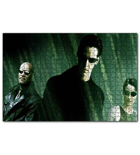 Cakapuzzle The Matrix Neo Trinity ve Morpheus Full Renkli  Puzzle Yapboz MDF (Ahşap) (255 Parça)
