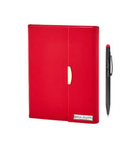 İsme Özel Tasarım Defter ve Tükenmez Kalem Seti - Renk Seçenekli (Kırmızı)