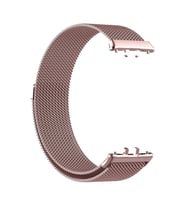 Microsonic Samsung Galaxy Fit 3 Milanese Loop Kordon Siyah (Pembe)