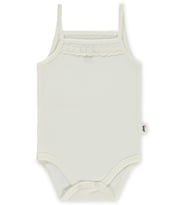 Civil Baby İp Askılı Dantelli 12-24 Ay Kız Çıtçıtlı Badi - Pembe