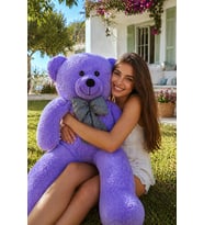 Pandamkee 140 Cm Sevgiliye Özel Ayı (Lila)