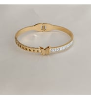 Kelebekli çelik kolye (Gold)