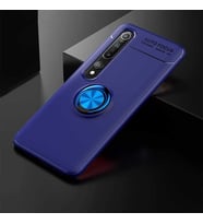 Xiaomi Mi 10 Kılıf Yüzüklü Magnetli Ravel Case (Mavi)