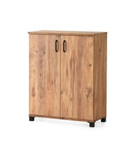 Ekonomik 2 Kapaklı Ayakkabılık 71x35x89cm Demonte (Ceviz)