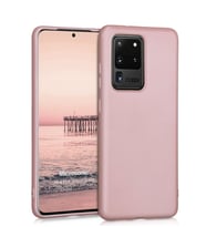Microsonic Matte Silicone Samsung Galaxy S20 Ultra Kılıf (Rose)