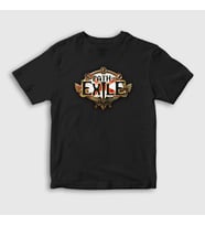 Presmono Unisex Çocuk Beyaz Path Of Exile T-Shirt 421921tt (Siyah)