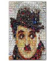 Cakapuzzle Charlie Chaplin Mozaik Puzzle Yapboz MDF (Ahşap) (255 Parça)