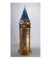 GALATA KULESİ 41 CM BEJ (Altın)
