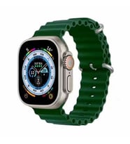 Apple Watch 38mm Zore KRD-75 Silikon Kordon (Koyu Yeşil)