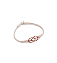 Mavi Sonsuzluk Gümüş Kazaziye Bileklik : Mavi-19-19 cm : Mavi-20-20 cm : Yeşil-18-18 cm : Mavi-19-19 cm (Kırmızı)