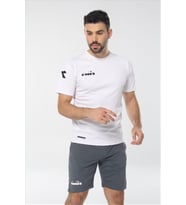 Diadora Deliss - Fermuar Cepli Likralı Erkek Şort - 60ŞRT02 (Antrasit)