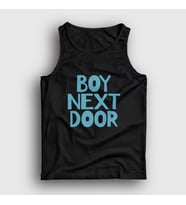 Presmono Unisex Beyaz Logo K Pop Boynextdoor Atlet 490889tt (Siyah)