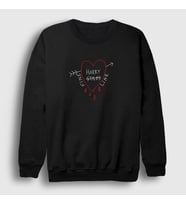 Presmono Unisex Beyaz Fine Line Harry Styles Sweatshirt 317521tt (Siyah)