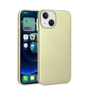 iPhone 15 Kılıf Premier Silikon Kılıf (Gold)