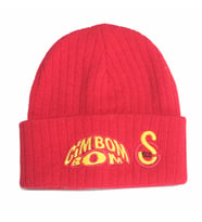 Galatasaray Lisanslı CimBom Çift Kat Örgü Unisex  Bere  (Kırmızı)