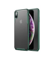 Uyumlu Model Apple iPhone X Kılıf Mat Volks Case (Koyu Yeşil)