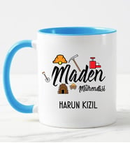 Maden Mühendisi Kupa Bardağı (Mavi)