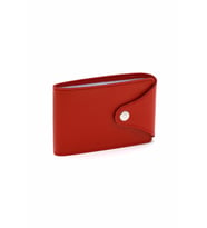 KREDİ KARTLIK 10 YAPRAKLI  YATAY 7X10,5 CM (Kırmızı)