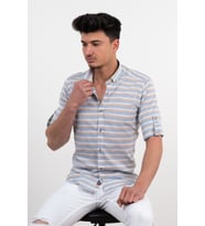 Bican Slimfit Gömlek (Krem)