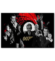 Cakapuzzle Tüm James Bond'lar Bir Arada  Puzzle Yapboz MDF (Ahşap) (255 Parça)