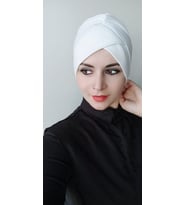 Kadın Çapraz Bone (Ekru)