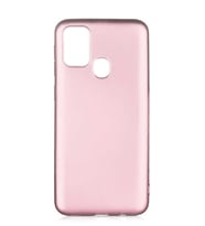 Galaxy M31 Kılıf Kamera Çıkıntılı Soft Silikon (Rose)